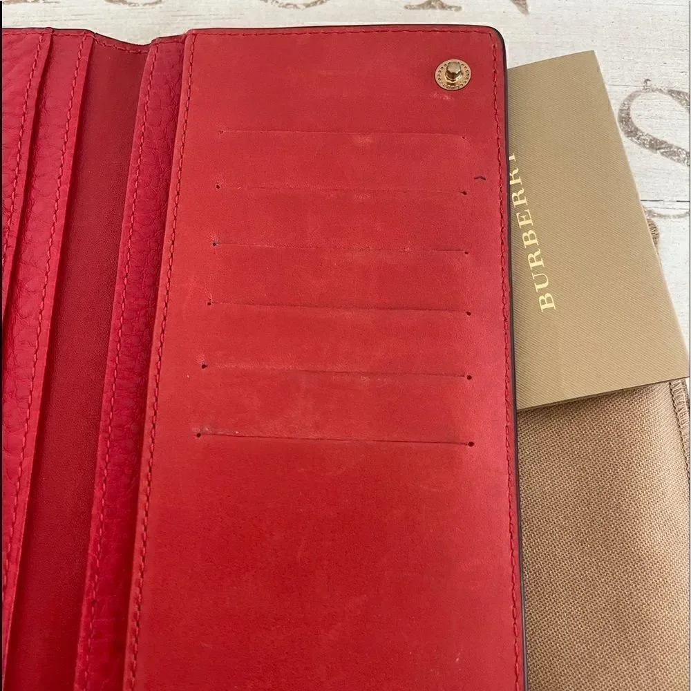 Burberry Leather canvas Wallet